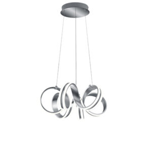 Designová závěsná lampa ocelová 3stupňová stmívatelná včetně LED – Filum