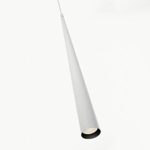 Štíhlé LED závěsné světlo Micro S50, bílá