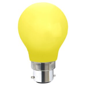 B22 0,8W LED žárovka žlutá