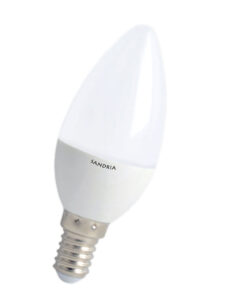 LED žárovka Sandy LED E14 C37 Sandria S1390 7W teplá bílá