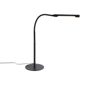 Designová stolní lampa černá včetně LED s dotykovým stmívačem – Palka
