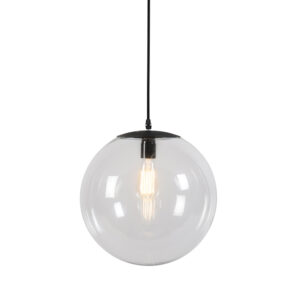 Moderní závěsná lampa transparentní 35 cm – Pallon
