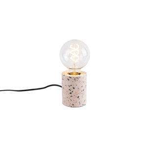 Designová stolní lampa růžová žula – Baranda