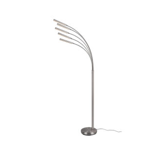 Stojací lampa šedá včetně LED 3stupňového stmívatelného 5-světla – Kasia