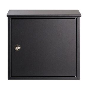 Nástěnná poštovní schránka Allux 400S, černá