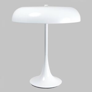 Bíle lakovaná stolní lampa Madison