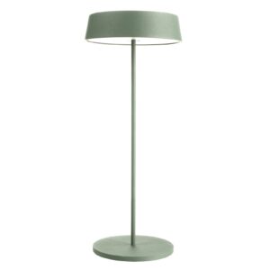 LED stolní lampa Miram s baterií stmívací zelená