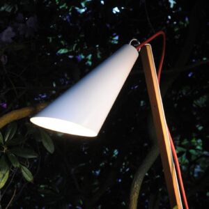 Dekorativní lampa Pit Out venkovní, bílá