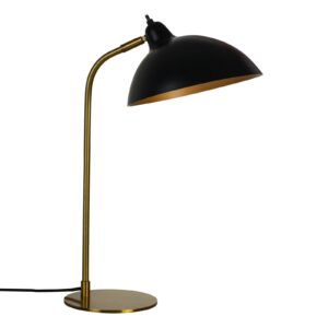 Dyberg Larsen Futura stolní lampa mosaz/černá