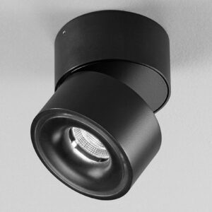 Clippo - černý hliníkový LED spot, stmívatelný