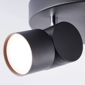 AEG Twine LED stropní světlo, černá, tři zdroje
