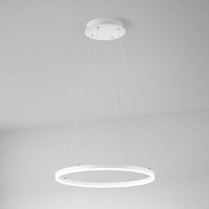 LED závěsné světlo Giotto, jednožárovkové, bílé