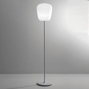 Fabbian Lumi Baka skleněná stojací lampa, Ø 33 cm