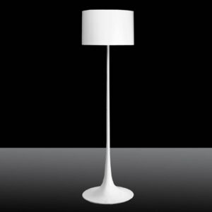 FLOS Spun Light F – bílá stojací lampa