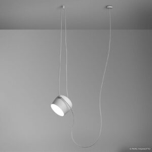FLOS - designové závěsné světlo LED, bílé