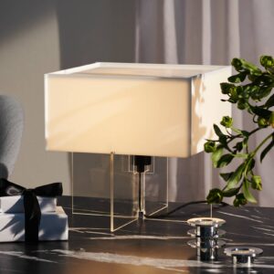 FRITZ HANSEN Cross-Plex stolní lampa, výška 30 cm