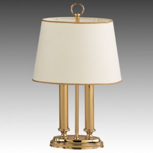 Exkluzivní stolní lampa Queen mini, mosaz