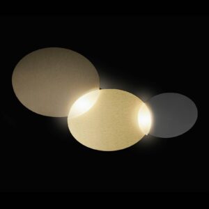 GROSSMANN Circ LED stropní, bronz-mosaz 2 zdroje