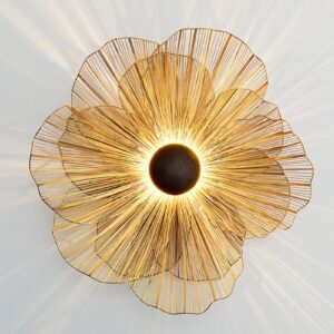 Nástěnné světlo Tremolo ve tvaru květiny