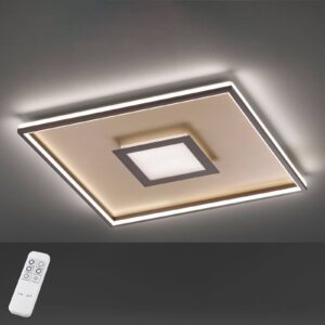 LED stropní světlo Bug čtvercové, rezavá 40x40cm
