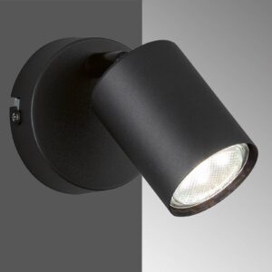 LED nástěnný reflektor Vano, černá, jeden zdroj