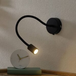 Flexibilní nástěnné LED světlo Focus, černé