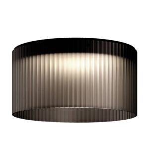 Kundalini Giass LED stropní svítidlo Ø 50 cm šedé