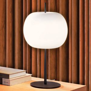 Kundalini Kushi XL stolní lampa, černá/bílá