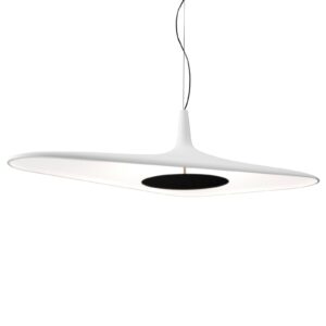 Luceplan Soleil Noir – LED závěsné světlo, bílá