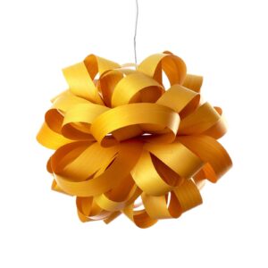 LZF Agatha Ball závěsné světlo, 84x80cm, žlutá