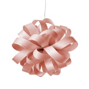 LZF Agatha Ball závěsné světlo, 84x80cm, růžová
