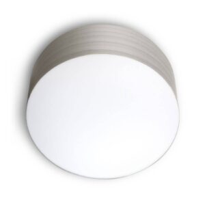 LZF Gea stropní světlo 0-10V stmívač, Ø 20cm, šedá