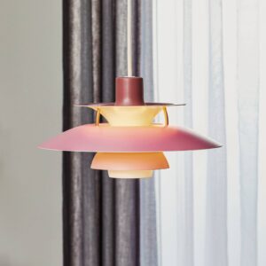 Louis Poulsen PH 5 Mini - závěsné světlo, růžové