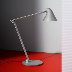 Louis Poulsen NJP stolní lampa 2 700 K světle šedá