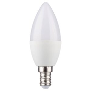 LED žárovka svíčka E14 5,5W teplá bílá 420 lm Ra95