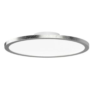 Lightme LED stropní světlo Aqua Ø30,2cm stříbrná