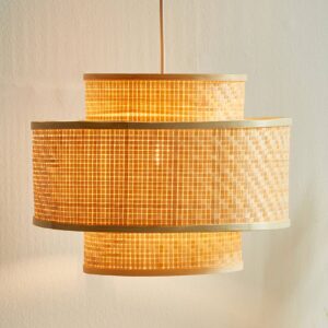 Závěsné světlo Trinidad z bambusu