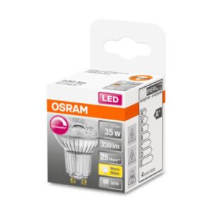 OSRAM LED reflektor GU10 3,7W 927 36° stmívací