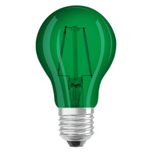 OSRAM LED E27 Star Décor Cla A 2,5W, zelená