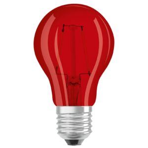 OSRAM LED E27 Star Décor Cla A 2,5W, červená
