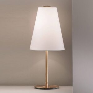 Stolní lampa Clemo výška 60 cm zlatá