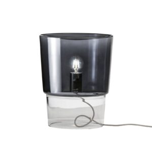 Prandina Vestale T3 stolní lampa šedá/čirá