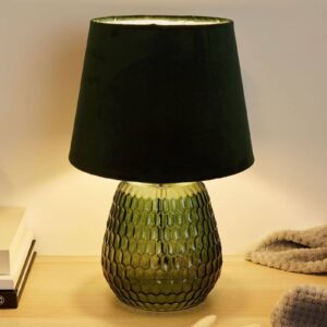 Pauleen Crystal Velours stolní lampa skleněná noha