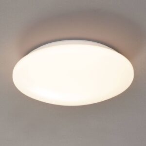 LED stropní svítidlo Pollux, senzor pohybu, Ø 27cm