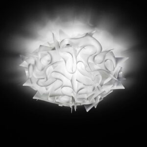 Slamp Veli - nástěnné světlo, Ø 32cm, bílé