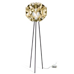 Slamp Flora – designová stojací lampa, zlatá