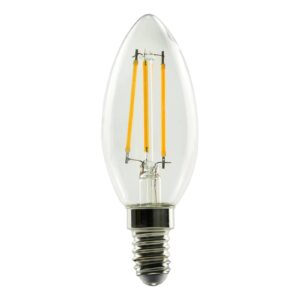SEGULA LED svíčka E14 4,5W 827 Filament čirá