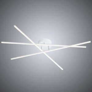 Bílé stropní LED světlo Titiac s funkcí stmívače