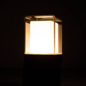 LED soklové světlo Dalia s plastovým difuzorem