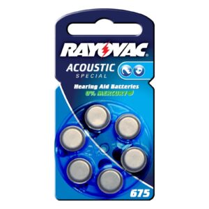 Rayovac 675 Acoustic 1,4V 640m/Ah knoflíková buňka